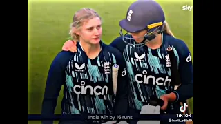 Charlie Dean 🥺 💖 Cricket Player 💕 Crying 😢 after losing match