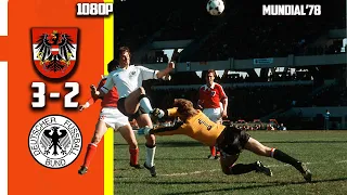 West Germany vs Austria 2 - 3 Second Round Exclusive World Cup 78 HD