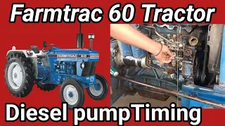 Farmtrac 60 Tractor Diesel pump Timing! फार्मट्रैक 60 ट्रैक्टर फ्यूल पम्प टाइमिंग!#nareshjangra