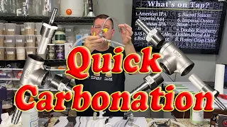 How to Quick Carbonate a keg of beer in 1 hour or less