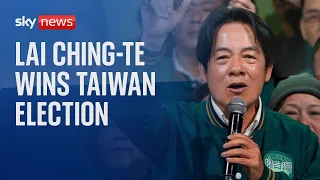 Taiwan election: Candidate who champions autonomy from China wins presidential contest