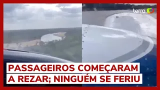 Piloto consegue fazer pouso de emergência no meio de rio em Boa Vista (RR)