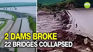 2 dams in Inner Mongolia collapse 16k people at risk;“It's good that the bridge washed”，experts says