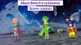 [DFFOO GL] Abyss Beta II 9-13 Cosmos - Lightning/Rydia/Eiko - Score: 235667