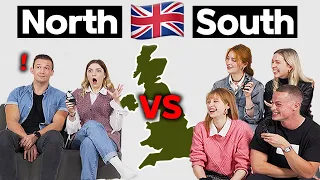 North vs South British talk about Different British Accent!! (RP,Scouse,Scottish)