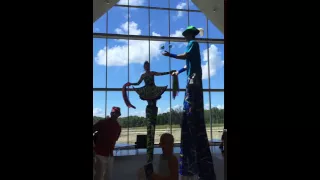 Stirn Hall Grand Opening - Stilt Walkers