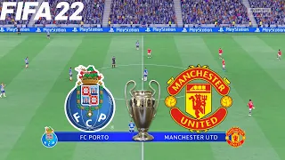 FIFA 22 | FC Porto vs Manchester United - UEFA Champions League - Full Gameplay