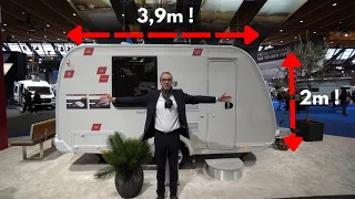 😱 You'll NEVER guess where the bed went | 3,9m | Caravan Tabbert PEP Pantiga 390 WD 2023.