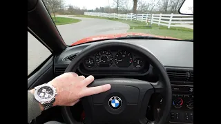 1997 BMW Z3 2.8 Roadster 5 Speed 9 Mile City and Freeway Test Drive - One Owner and Drives Like New!