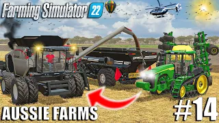 Harvesting LENTILS w/ GLEANER s98 | Aussie Farms 22 | Farming Simulator 22