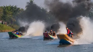 เรือซิ่งเครื่องดีเซลคอมมอนเรลเทอร์โบ วิ่ง150+KM/H น้ำกระจาย Byช่างเอก ม.หัวเฉียว