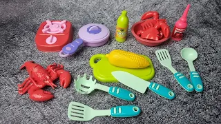 5 Minutes Satisfying with Unboxing Pretend Play Cooking Seafood ASMR | Review Toys