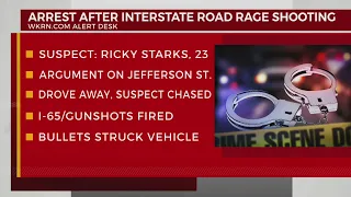 Arrest after interstate road rage shooting