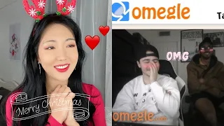 Using *Christmas* Pickup Lines On Omegle! (hilarious & not-so-wholesome)