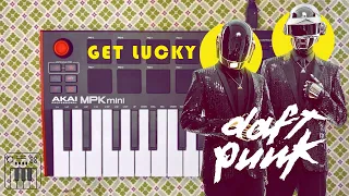 Daft Punk ft Pharrell Williams - Get Lucky (AKAI MPKmini MK3 Cover)