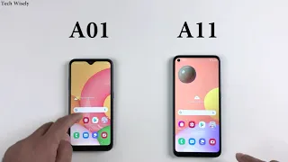 SAMSUNG A11 vs A01 : Speed Test Comparison