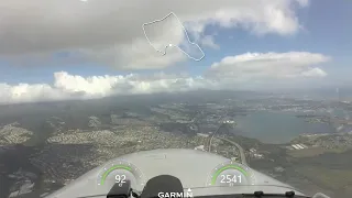 Flight around Oahu in 2017 Cessna 172S JT-A