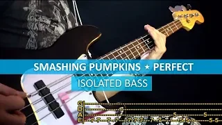[isolated bass] The Smashing Pumpkins - Perfect / bass cover / playalong with TAB