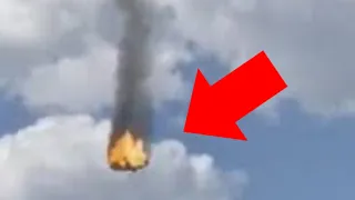 Russian Helicopter Turned into a Massive Fireball Caught on Camera