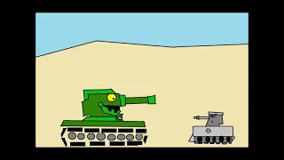 אנימציה-טנקים חיים מצוירים-קרב לא הוגן Animation-Cartoon Living Tanks-Unfair Battle