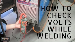 Clamp meter - How to check Volts when welding