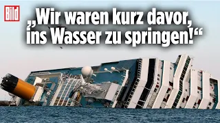 Costa Concordia: Der Moment, als das Schiff zur Seite kippte