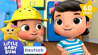 Mia bastelt Max ein Feuerwehrauto | Kinderlieder | Little Baby Bum Deutsch | Cartoons für Kinder