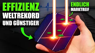 Deutsche Ultra-Solarzelle schon 2023 erhältlich! Rekordbrecher!