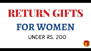 Return Gift for women Under Rs.200 I Gift Ideas for Housewarming l Best return gifts for women