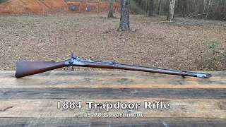 Shooting a Model 1884 Springfield Trapdoor Rifle