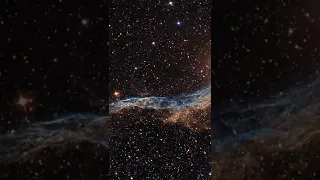 Zooming into beautiful Veil Nebula #Shorts #trending