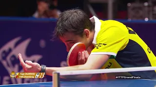 Hugo Calderano vs Fan Zhendong I 2018 ITTF World Tour Grand Finals (SlowMo)