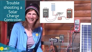 Troubleshooting a solar charge controller