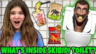 What's Inside Skibidi Toilet? Cutting Open Creepy Toilet Doll