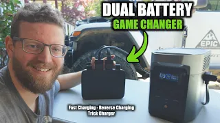 STOP INSTALLING DUAL BATTERIES AND TRY THIS!  Ecoflow 3 in 1 Alternator Charger