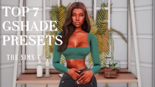 Top 7 GShade Presets for the Sims 4 | Sims of Color Friendly 💕