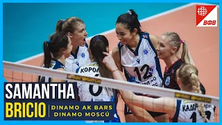 Samantha Bricio: 4 aces | Dinamo Ak-Bars vs Dinamo Moscow | Russian Cup SEMIFINAL