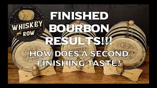 How does bourbon taste with a second barrel finish? The results of our second barrelling experiment!