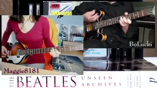 "I Saw Her Standing There" (The Beatles) - guitar and bass by BoLucki & Maggie8181
