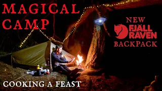 PEACEFUL WOODLAND CAMPING AND COOKING - Fjallraven Kajka 35 Backpack - WILD YORKSHIRE DALES UK #ad