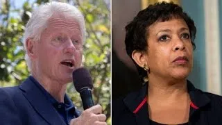 Loretta Lynch meets with Bill Clinton