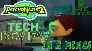 Psychonauts 2 Game Pass for PC Tech Review in 5 minutes!