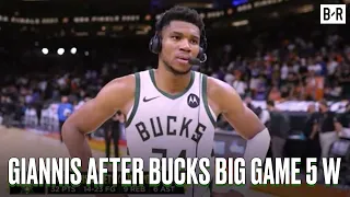 Giannis' Postgame Interview After Finals