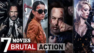Top 7 BRUTAL ACTION Movies in Hindi & English on Netflix & Amazon Prime | Best Action Thriller Movie