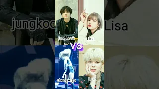 lisa vs jk vs cheng xiao vs jimin #videoviral#lisasolo