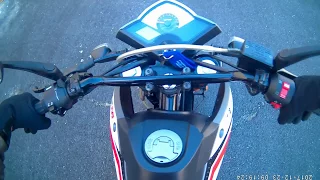 KEEWAY 125 TX/TXM MOTARD-4t 2017 ORIGINAL EXHAUST (MOTO-VLOG)