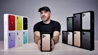 Unboxing Every iPhone 11,  iPhone 11 Pro, iPhone 11 Pro Max