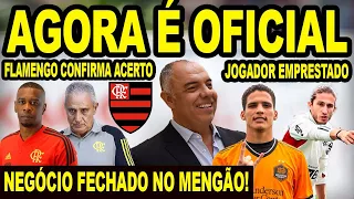 AGORA É OFICIAL! FLAMENGO CONFIRMOU ACERTO! NEGÓCIO FECHADO E MENGÃO EMPRESTA JOGADOR! LÉO ORTIZ! E+