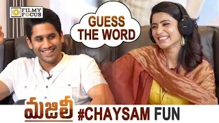 Guess The Word Game with Naga Chaitanya and Samantha || Majili Movie - Filmyfocus.com