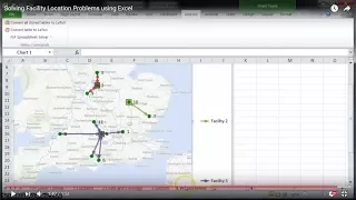 How to solve Facility Location Problems using Excel